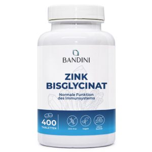 Zink bisglycinat – 400 Tabletten